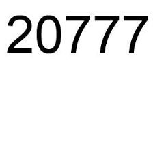 20777 number, meaning and properties - Number.academy