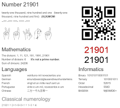 21901 number, meaning and properties - Number.academy
