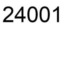 24001 number facts, meaning and properties