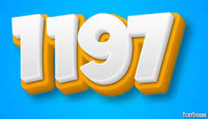 1197 Text effect and logo design Number | TextStudio