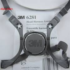 3M 6281 headband combination 6100/6200/6300 fixed gas mask with ...