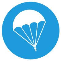 AttÄlu rezultÄti vaicÄjumam âlogo with a parachuteâ