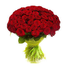 Bouquet of roses "Red Naomi" - Flower Shop
