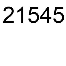 21545 number, meaning and properties - Number.academy