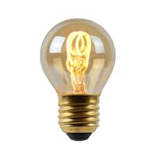 Led spuldzīte E27, Ø 4,5 cm - Amber | Gaismas Market