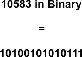 10583 in Binary - Binary 10583 - Convert 10583 to Binary