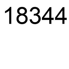 18344 number, meaning and properties - Number.academy