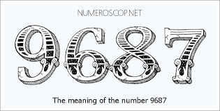 Meaning of 9687 Angel Number - Seeing 9687 - What does the number mean?