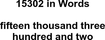 15302 in Words – How to Spell 15302 | numbersinwords.net