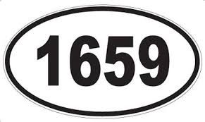 Amazon.com: Number 1659 Oval Magnet
