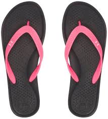 Under Armour Slippers Atlantic Dune 1252540-006 Black/Pink 39 ...