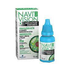 NAVI® VISION PLUS IEKAISUŠĀM ACĪM acu pilieni 15 ml ...