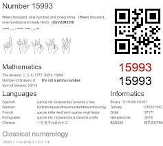 15993 number, meaning and properties - Number.academy