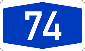 File:Bundesautobahn 74 number.svg - Wikimedia Commons