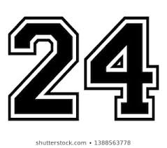 Number 24 Images, Stock Photos & Vectors | Shutterstock