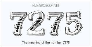 Angel Number 7275 – Numerology Meaning of Number 7275