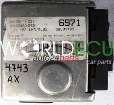 ECU MODULE POWER STEERING FIAT PUNTO 09381199, 9381199, 26076971 ...