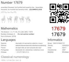17679 number, meaning and properties - Number.academy