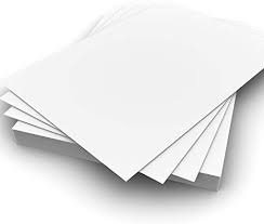 100 Sheets A4 250gsm White Card - Premium Thick Printing Paper ...
