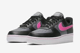 Nike Air Force 1 Low Black Grey Pink CJ9699-001 Release Date - SBD
