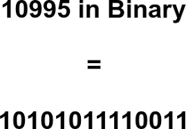 10995 in Binary - Binary 10995 - Convert 10995 to Binary