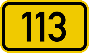 File:Bundesstraße 113 number.svg - Wikimedia Commons