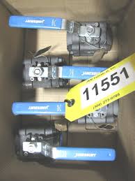 UNUSED 1" JAMESBURY BALL VALVE - ONE LOT OF 4 for Sale | Buy and Sell