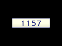 1157 (Also 5575) Number Plates For Sale, ACT - MrPlates