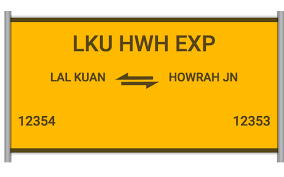 12354 Lku Hwh Exp - Lal Kuan to Howrah Jn : Train Number, Running Status,  Time Table