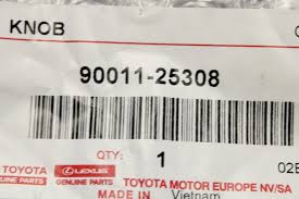 Toyota Corolla 19-on Aygo X C-HR radio control rotary knob 90011-25308 –  Partshaus Ltd