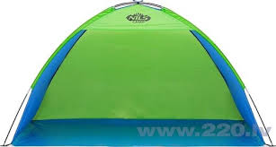Pludmales telts Nils Camp NC3103, zila/zaļa cena | 220.lv