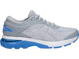 Women's GEL-Kayano 25 | Mid Grey/Blue Coast | Running Shoes | ASICS