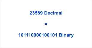23589 in Binary ▷ How to Convert 23589 to Binary