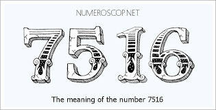 Angel Number 7516 – Numerology Meaning of Number 7516