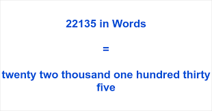22135 in Words – How to Spell 22135 | numbersinwords.net