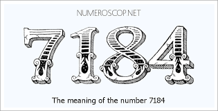 Angel Number 7184 – Numerology Meaning of Number 7184