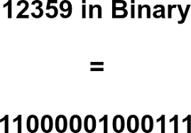 12359 in Binary - Binary 12359 - Convert 12359 to Binary