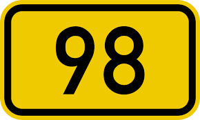 File:Bundesstraße 98 number.svg - Wikimedia Commons