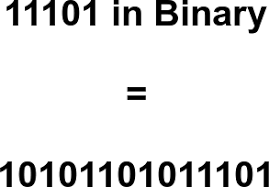 11101 in Binary - Binary 11101 - Convert 11101 to Binary