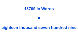 18709 in Words – How to Spell 18709 | numbersinwords.net