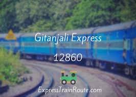 Gitanjali Express - 12860 Route, Schedule, Status & TimeTable