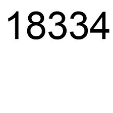 18334 number, meaning and properties - Number.academy