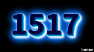 1517 Text Effect and Logo Design Number
