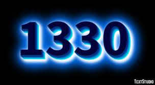 1330 Text Effect and Logo Design Number
