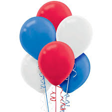 Red, White & Blue Balloons 72ct | Party City