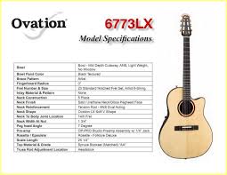 Ovation 6773-LX Parts & specifications