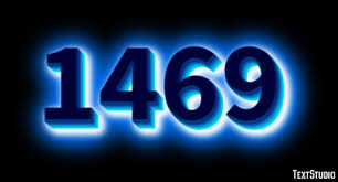 1469 Text Effect and Logo Design Number