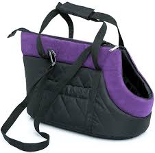 Dzīvnieku transportēšanas soma Hobbydog R3, melna/violeta cena | 220.lv