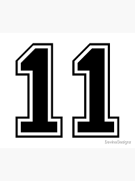 11 Number Eleven" Photographic Print for Sale by DevineDesignz | Redbubble