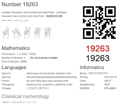 19263 number, meaning and properties - Number.academy